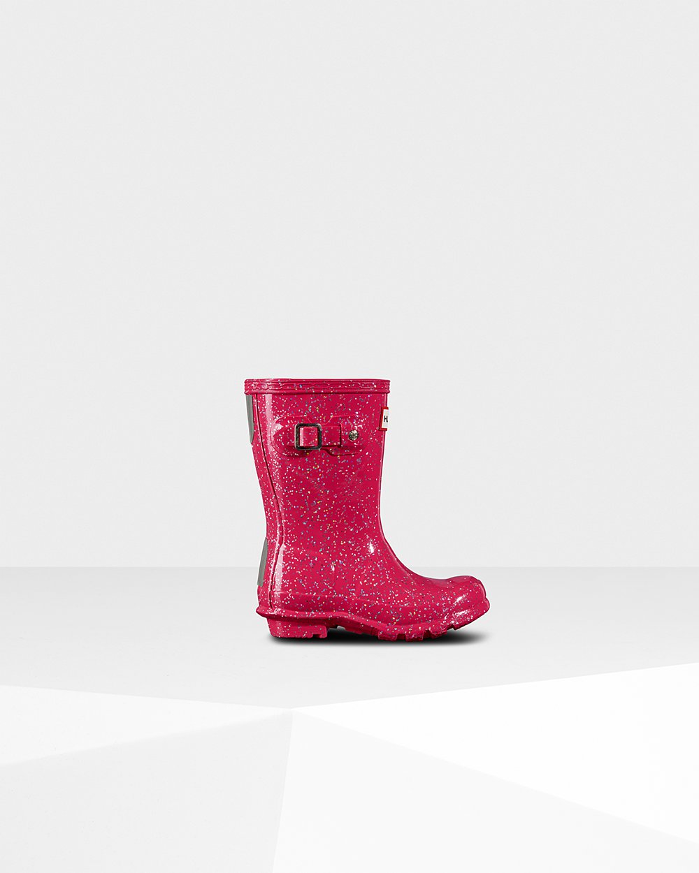 Kids Hunter Rain Boots Pink - Original Little Giant Glitter - 9647035-SJ